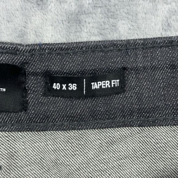 Off the Grid Hideout Jeans Mens Sz 40x36 Black Denim Taper Fit Pocket Stretch - Picture 10 of 14